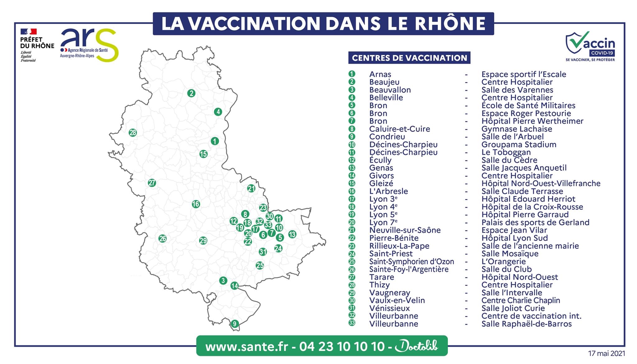 18 mai vaccination