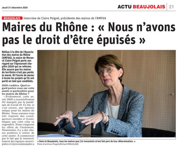 Article Progrès C.Peigné