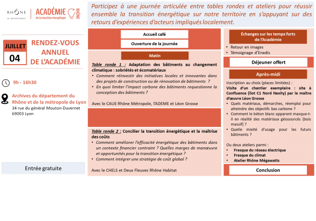 academie transition energetique programme