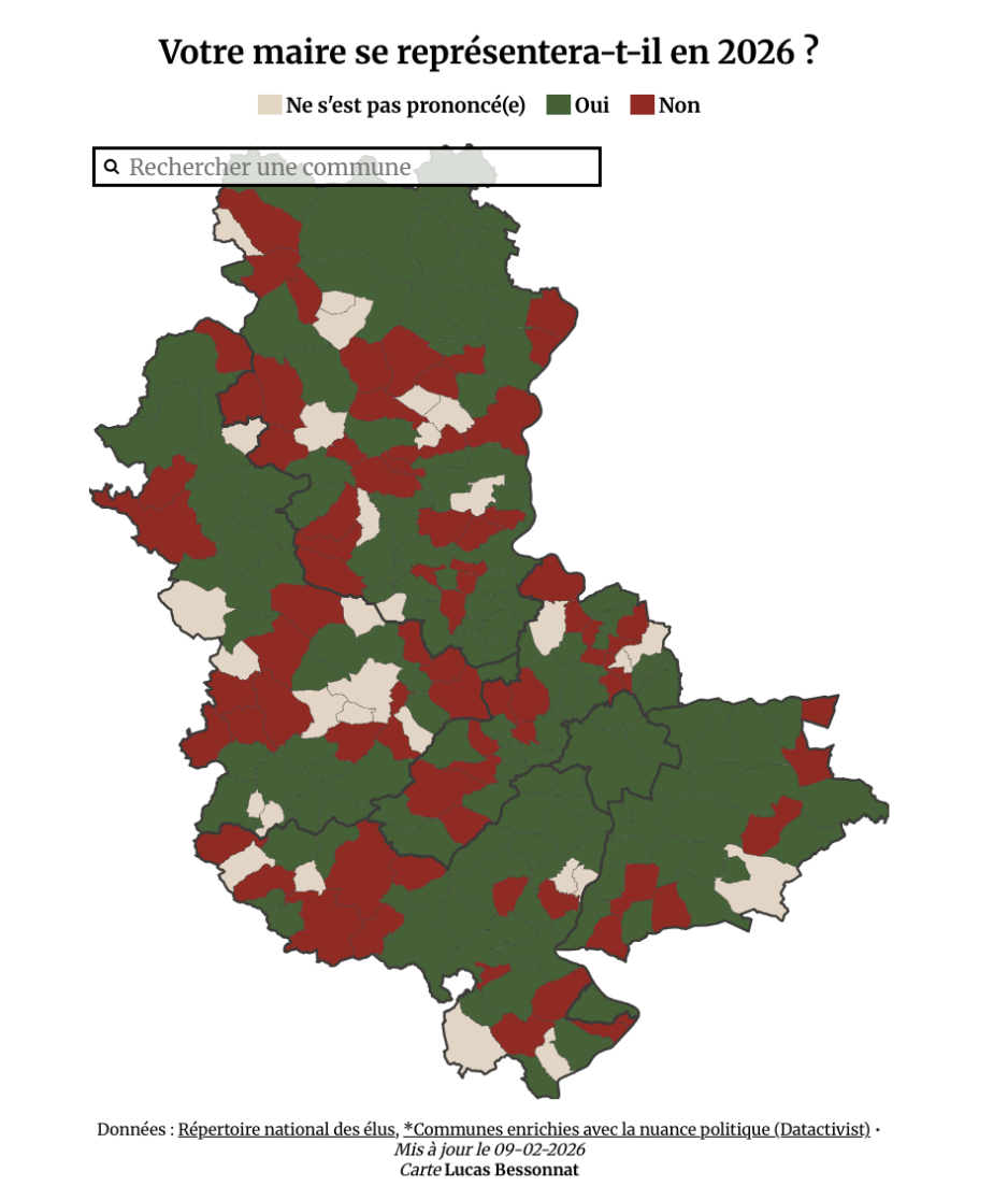 Carte Progrès municipales 2026
